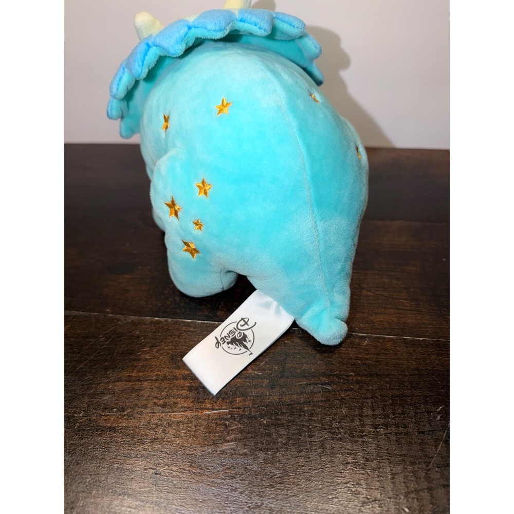 Disney Parks Animal Kingdom Dinoland Triceratops Plush Animal Toy Stars - Picture 7 of 7